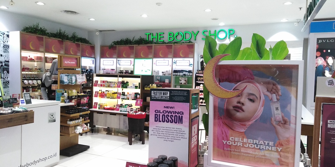 Toko Kosmetik Jogja The Body Shop MDS Galeria Yogyakarta