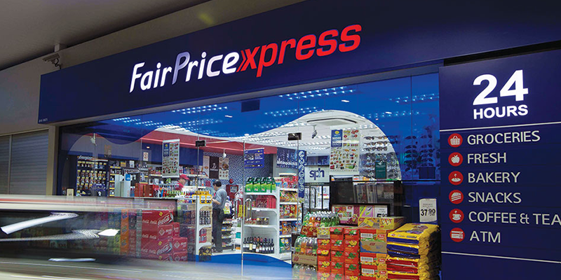 NTUC Fairprice SUpermarket Singapura