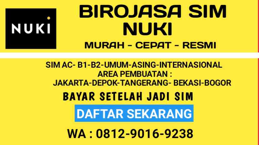 Nuki – Biro Jasa STNK Jakarta Selatan